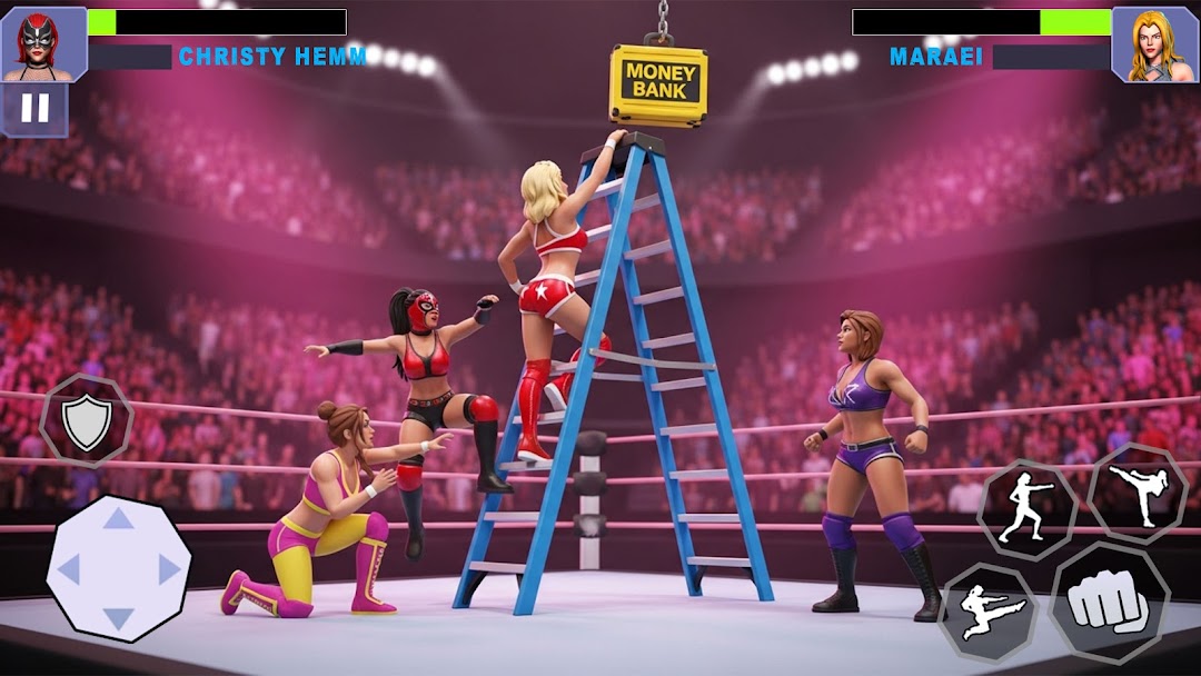 Bad Girls Wrestling Game mod apk screenshot 2