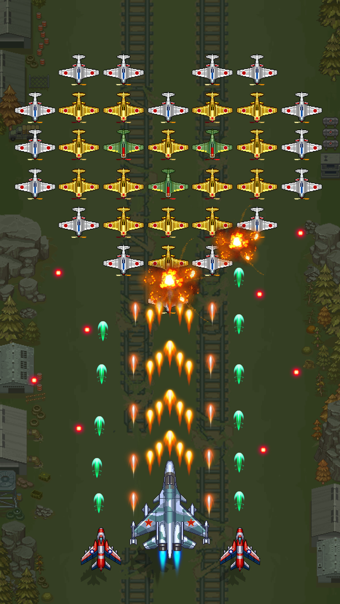 1945 Air Force: Plane Shooter mod apk screenshot 1