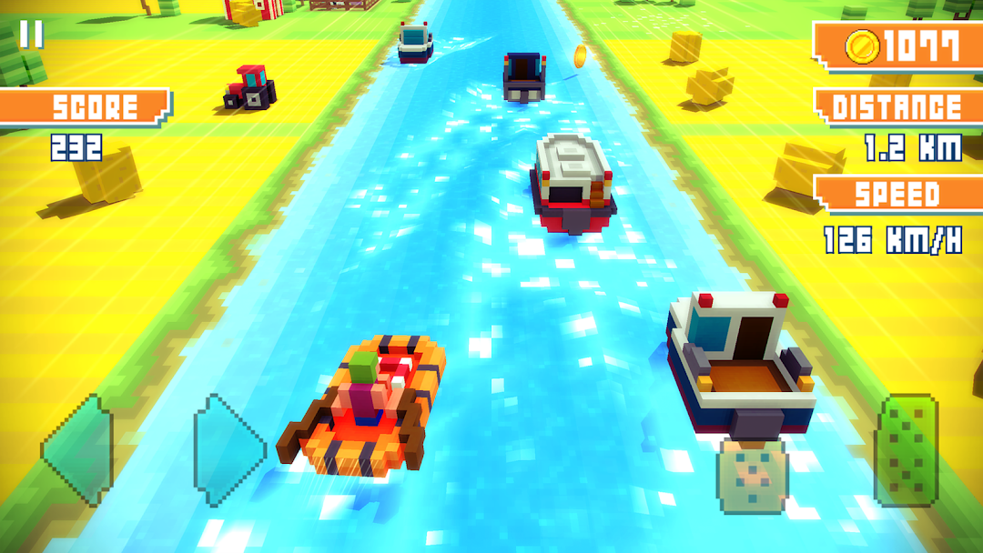 Blocky Highway: Traffic Racing mod apk screenshot 2