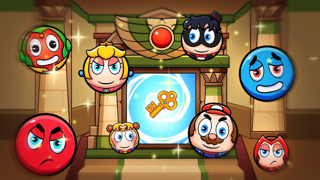Red and Blue: Twin Color Ball mod apk screenshot 1