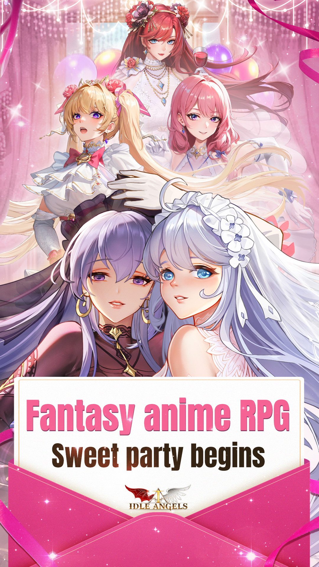 Idle Angels: Sweet Pulls Event mod apk screenshot 1