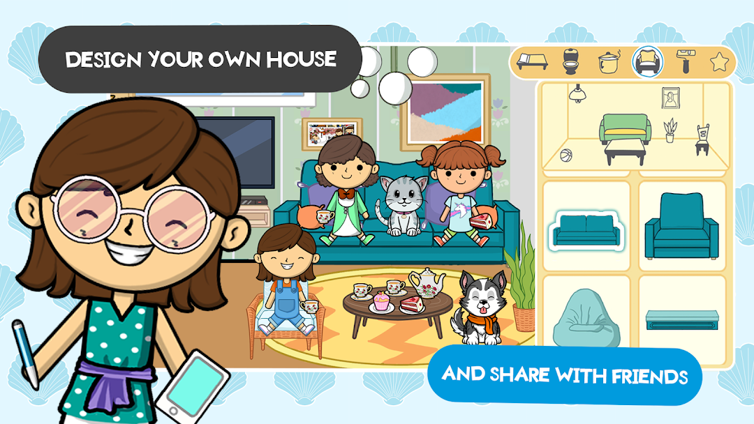 Lila's World:Create Play Learn mod apk screenshot 1