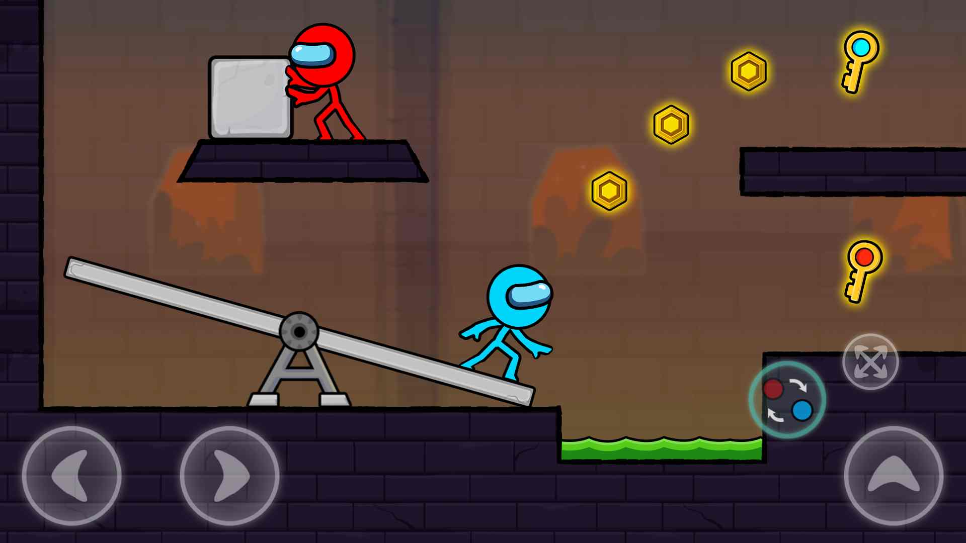 Game Red and Blue Stickman 2 