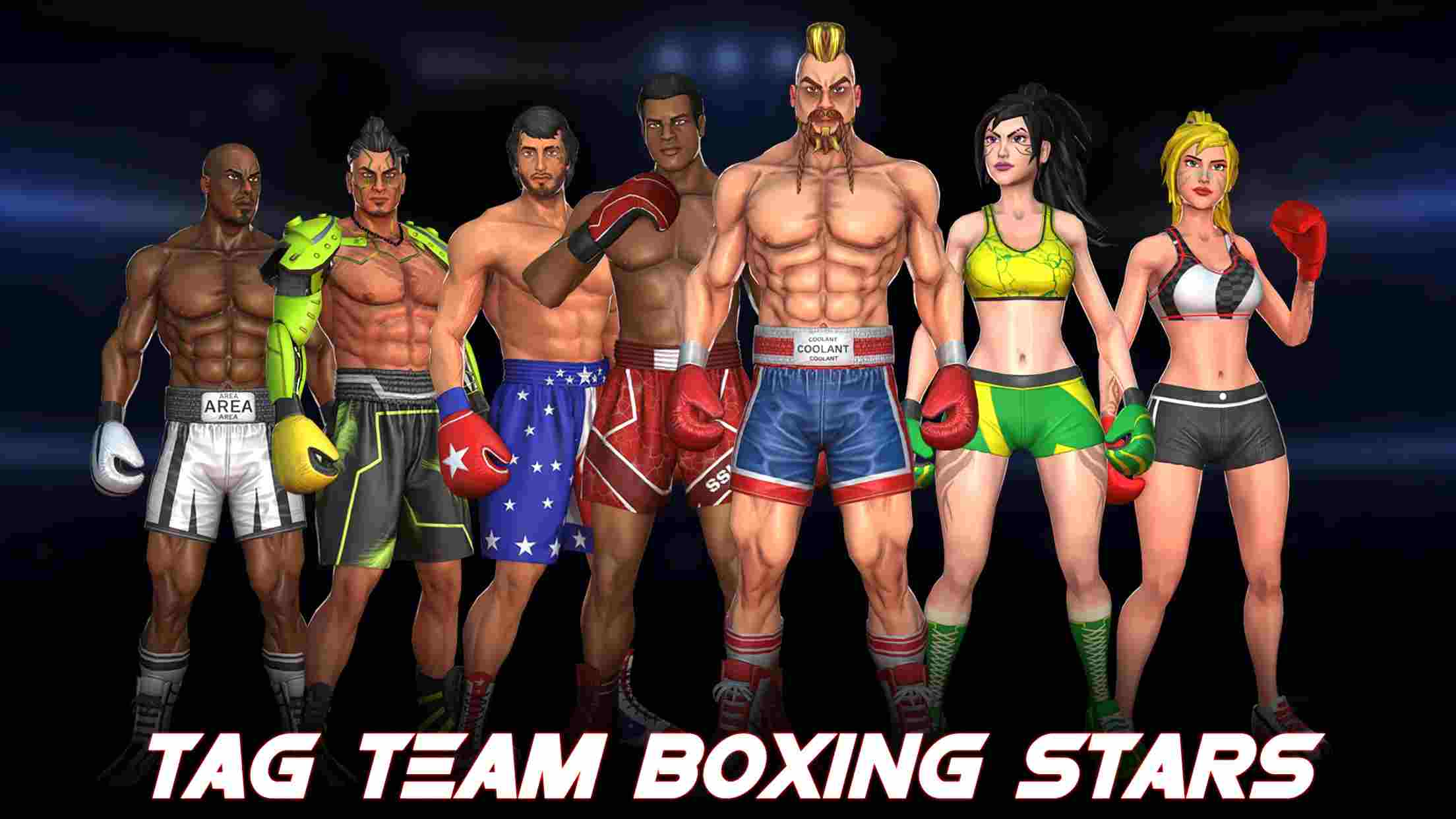 Tag Team Boxing Game 8.7 APK MOD [Huge Amount Of Money, Unlock Characters]
