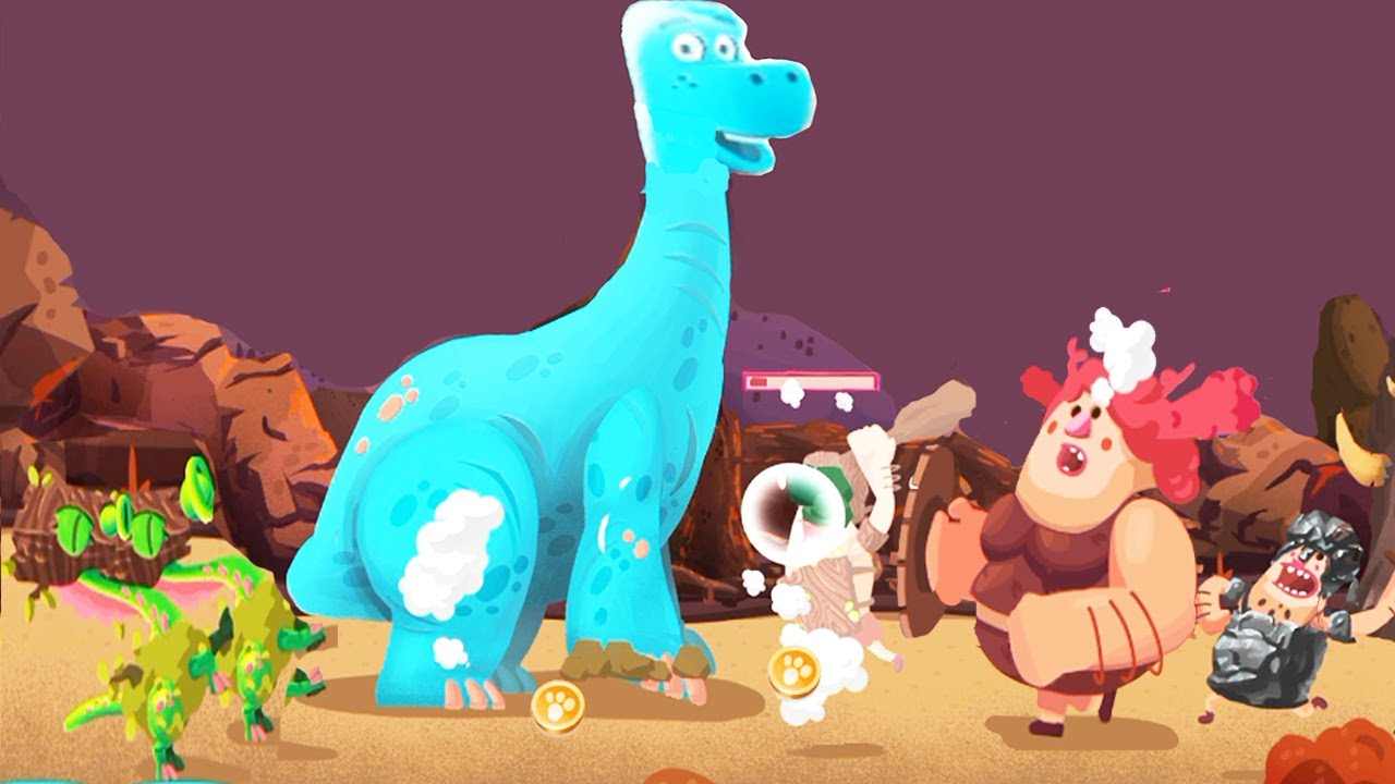 Dino Bash 1.9.8 APK MOD [Menu LMH, Huge Amount Of apples gems money, free  shopping]