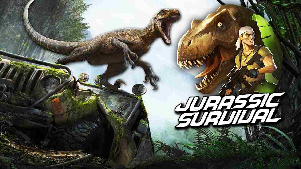 Jurassic Survival 2.7.1 APK MOD [Menu LMH, Full Tiền, Bất Tử, Chế Tạo Miễn Phí]