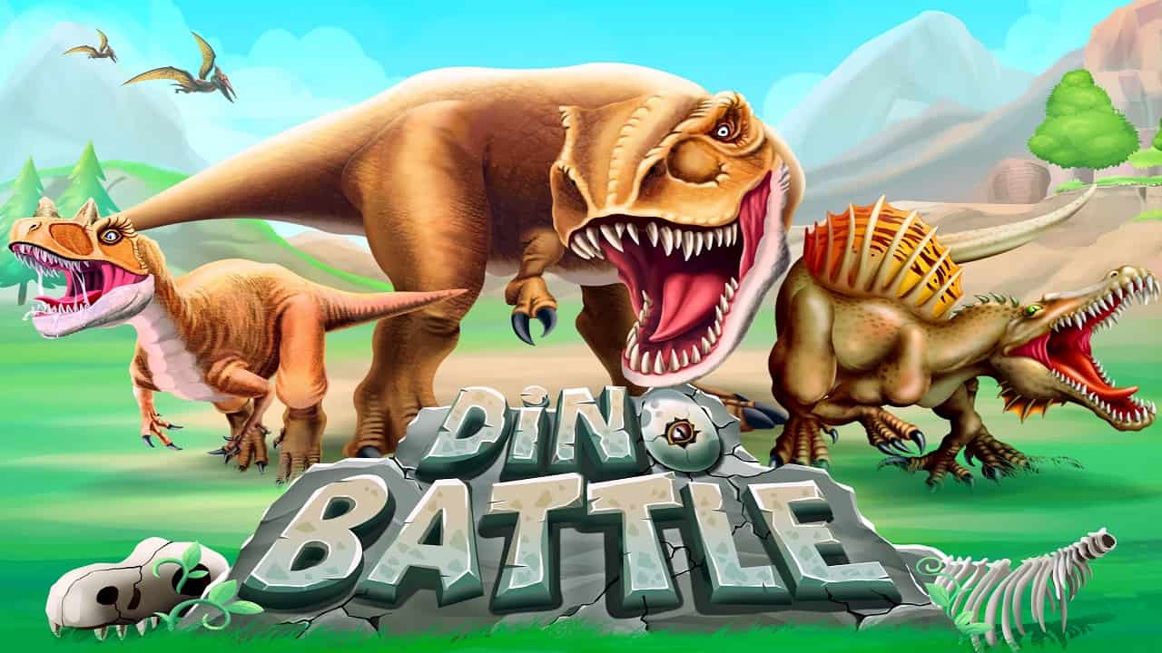 Dino Battle 15.0 APK MOD [Menu LMH, Huge Amount Of Money gems, free shopping]