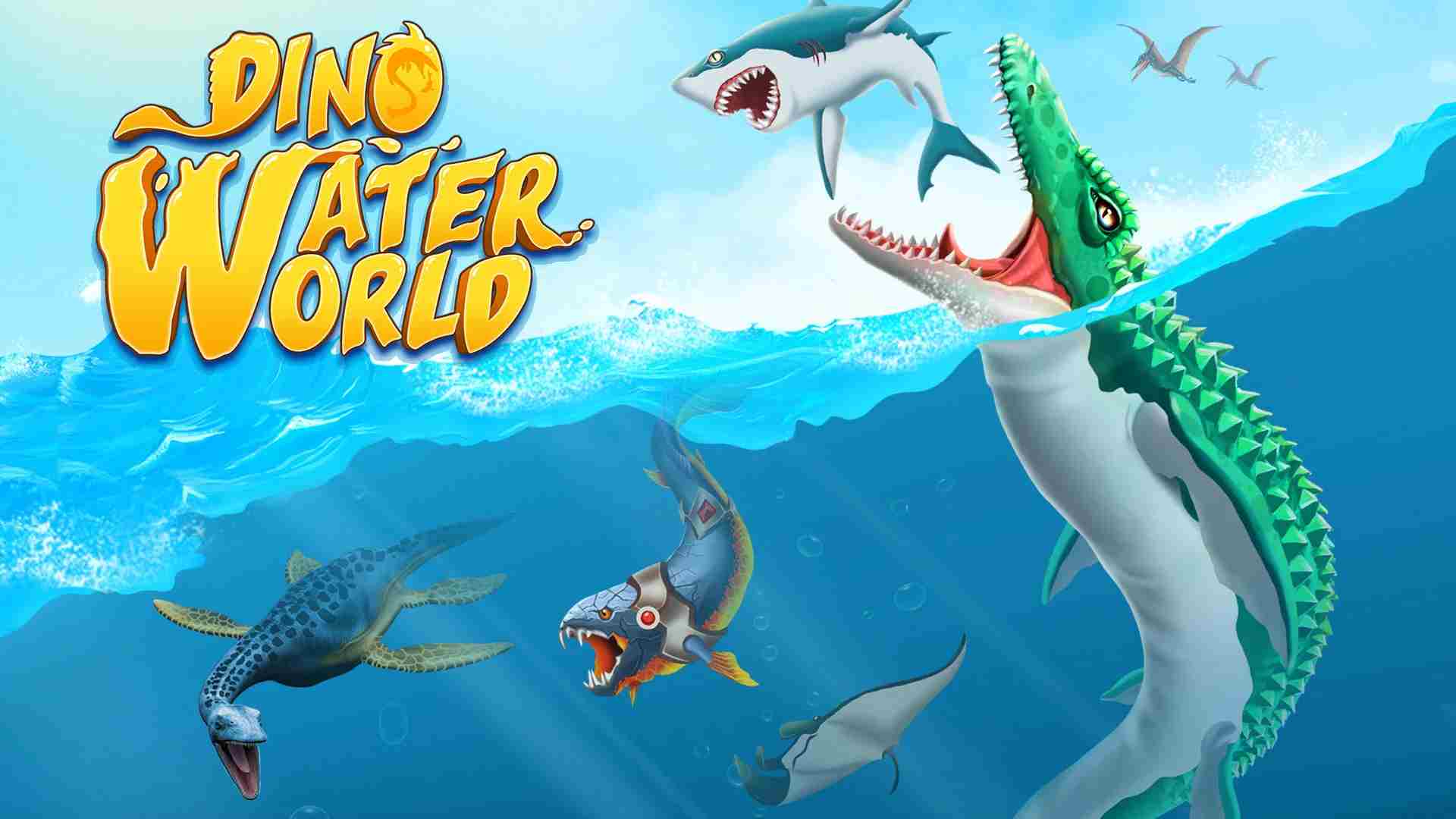 Jurassic Dino Water World 15.0 APK MOD [Menu LMH, Huge Amount Of Money gems everything, free shopping]