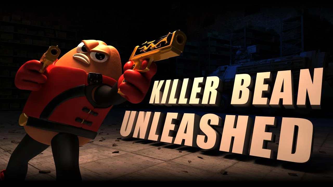 Killer Bean Unleashed 5.08 APK MOD [Menu LMH, Huge Amount Of Money, unlocked weapons, ammo, lives]