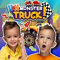 Monster Truck Vlad & Niki 1.9.5  Menu, Vô Hạn Full Tiền, Vàng, Mở Khóa Xe, Tốc Độ Cao