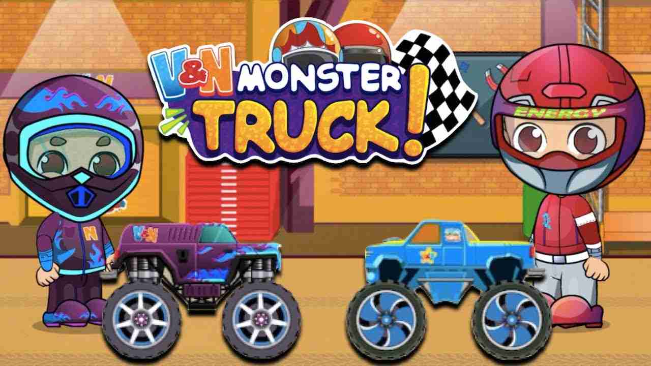 Monster Truck Vlad & Niki 1.9.5 APK MOD [Menu LMH, Huge Amount Of Gold, Unlocked, Speed]