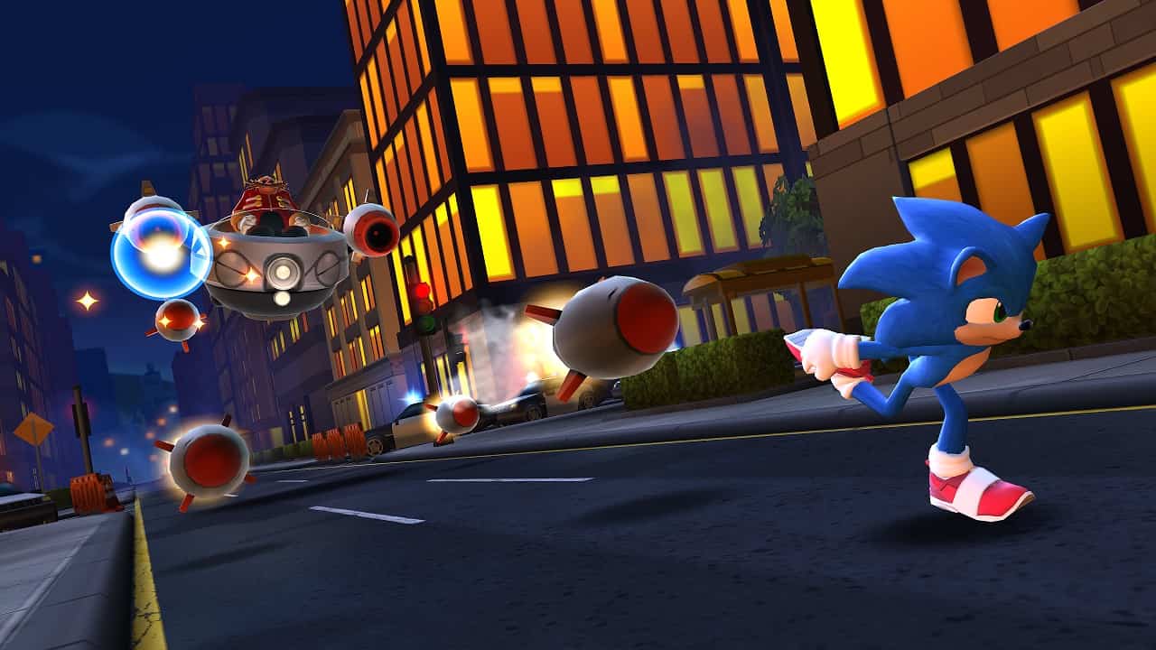 Sonic Dash 7.8.0 APK MOD [Menu LMH, Huge Amount Of Money red rings, all characters unlocked]