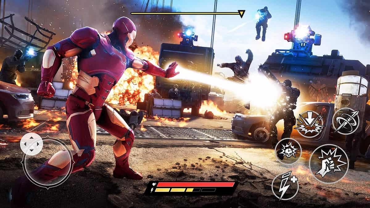 Download Iron Hero- Superhero Fighting Mod