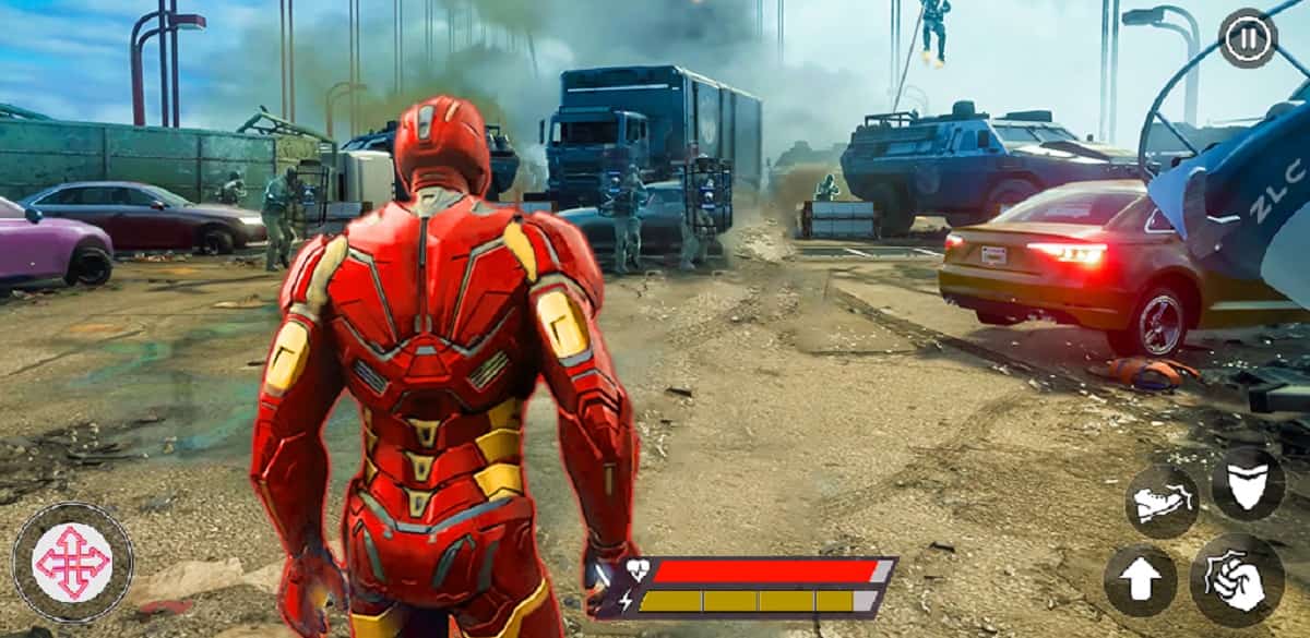 Iron Hero- Superhero Fighting Mod