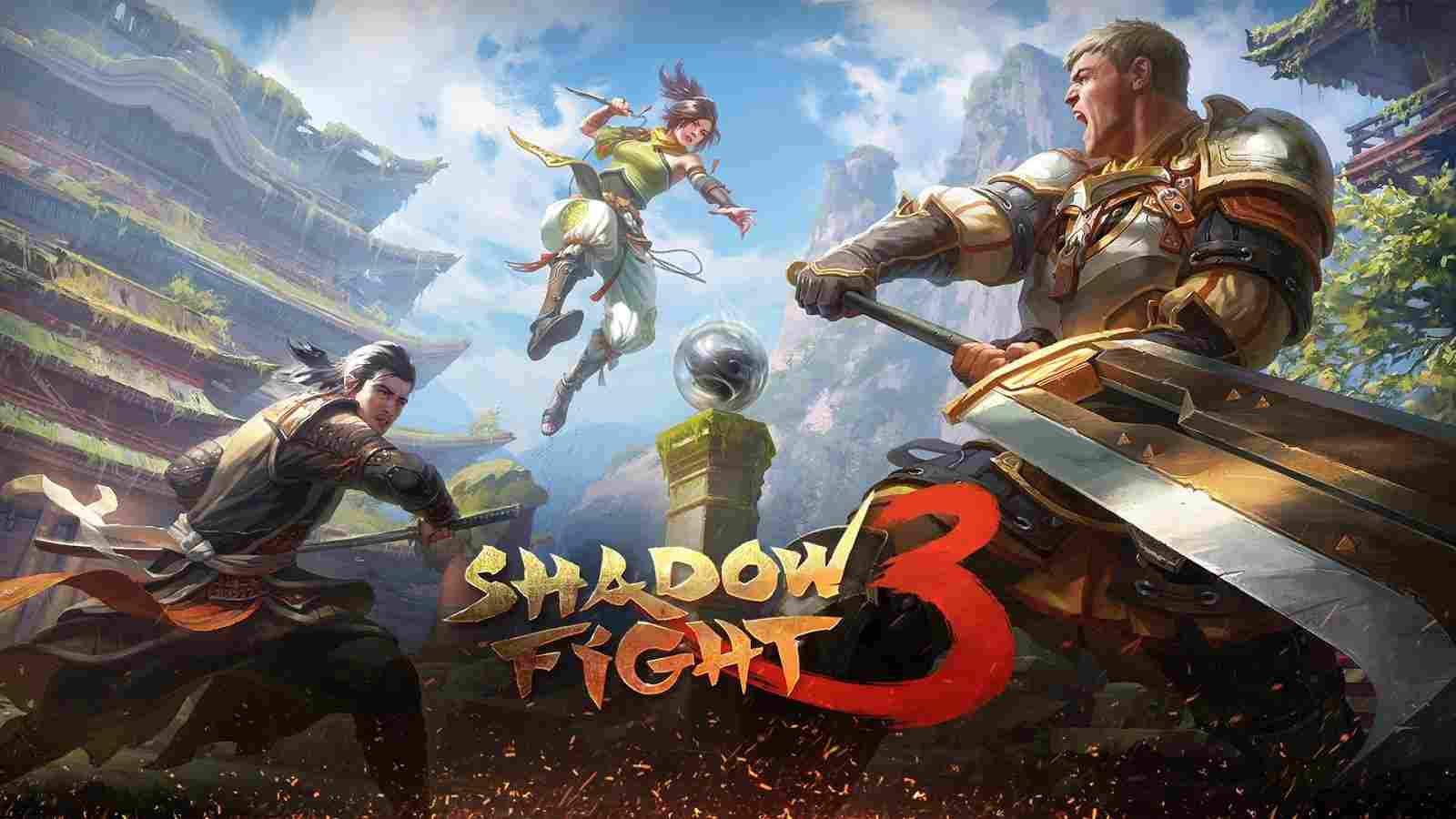 Shadow Fight 3 1.37.1 APK MOD [Menu LMH, Huge Amount Of everything, gold, gems, all weapons unlocked, titan, max level]