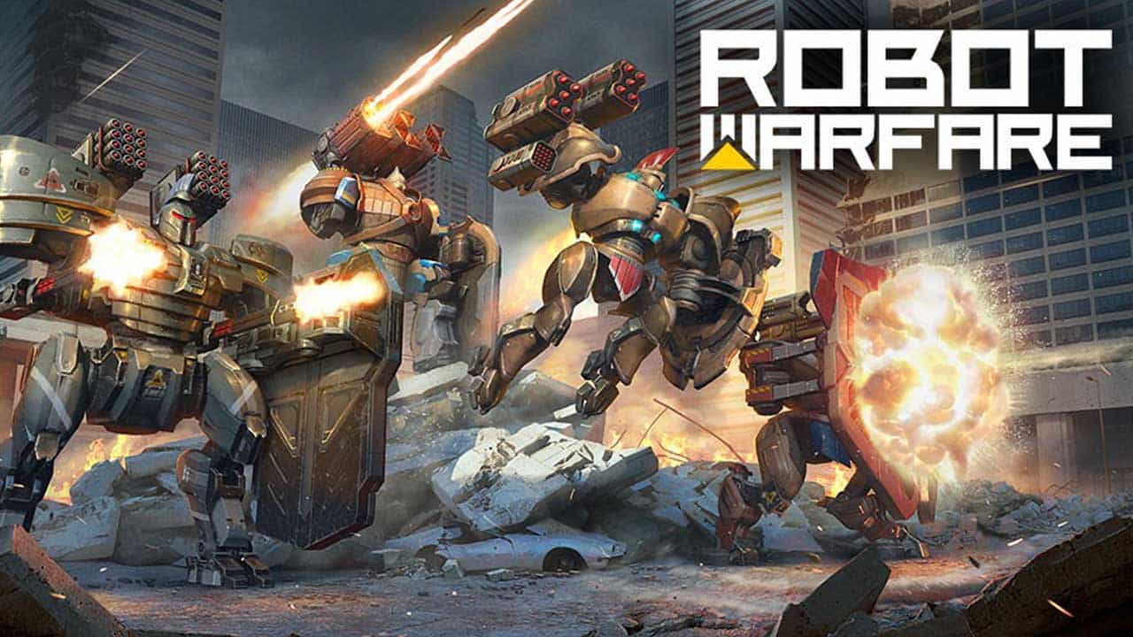 Robot Warfare 0.4.1 APK MOD [Menu LMH, Full Tiền, Vàng, Lượng Lớn Đạn]