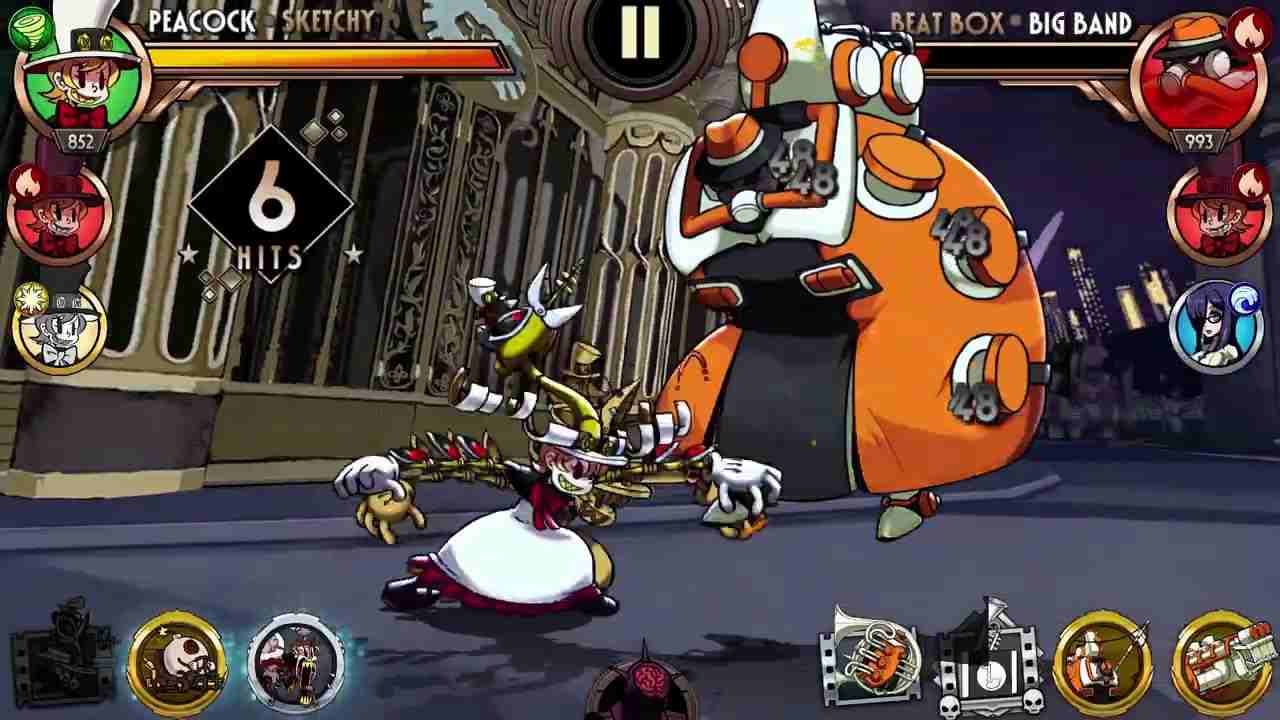 Skullgirls 6.2.2 APK MOD [Menu LMH, Huge Amount Of Money gems,  Damage/Defense/Skills Cooldown]