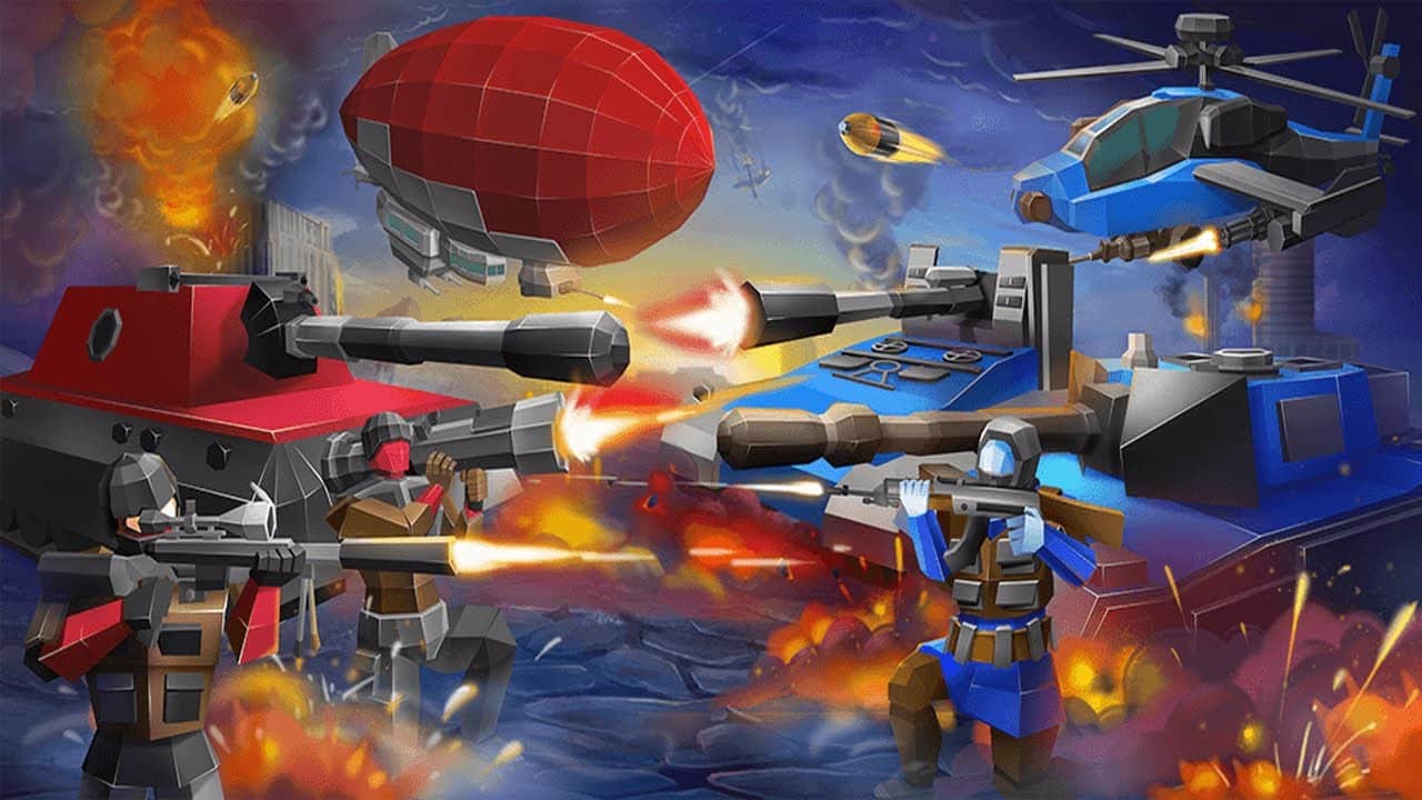 Army Battle Simulator 1.3.62 APK MOD [Menu LMH, Huge Amount Of gems and money troops everything]