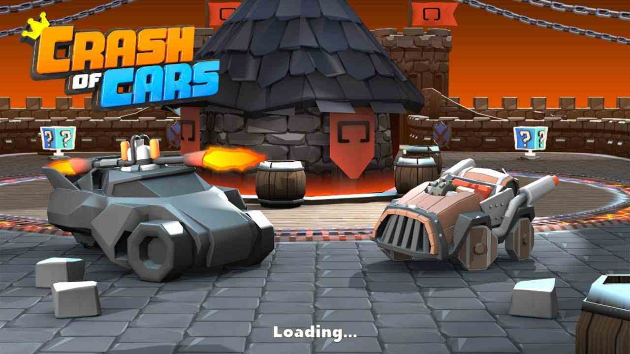 Crash of Cars 1.8.02 APK MOD [Menu LMH, Huge Amount Of coins gems, all cars unlocked, god mode]