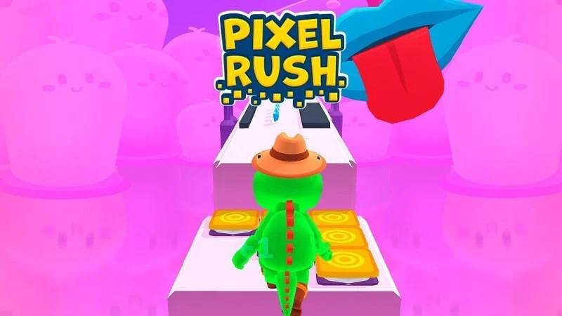 Pixel Rush 1.5.10 APK MOD [Menu LMH, Lượng Tiền Rất Lớn, Sao, Xóa Ads]