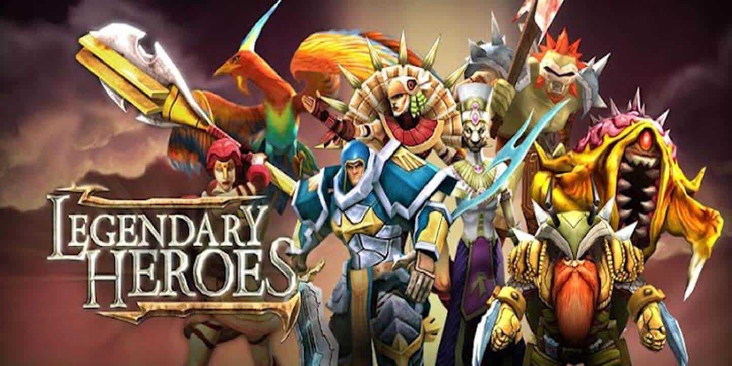 Legendary Heroes 3.4.31 APK MOD [Menu LMH, Lượng Tiền Rất Lớn, Vàng, Đá Qúy, Max Level]