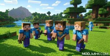 Minecraft MOD APK 1.21.110.23 [Menu LMH, Tiếng Việt, Mở khóa Skins, Full Tiền, Vàng, Bất Tử] image