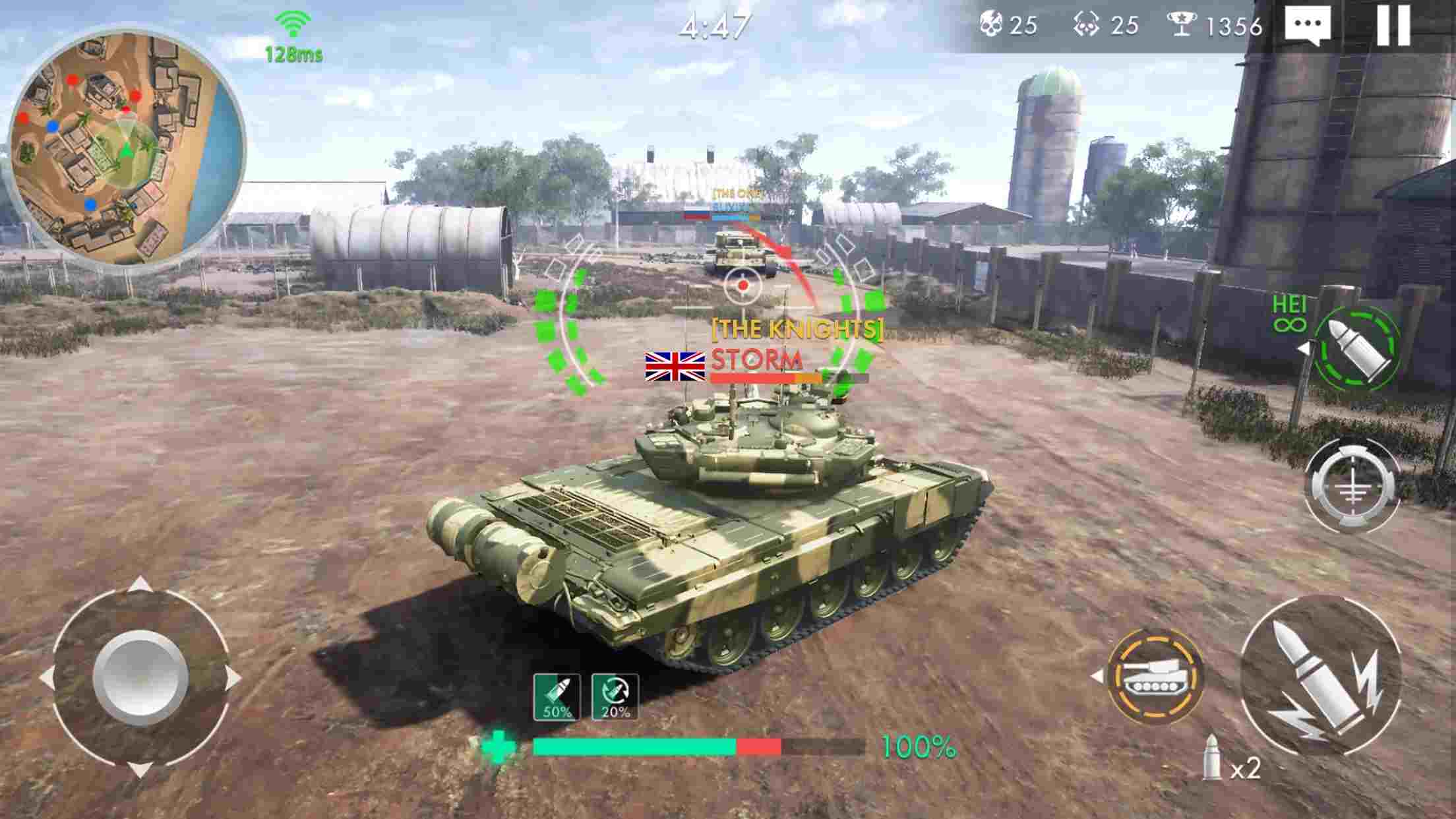 Tank Warfare 1.1.11.1.9 APK MOD [Menu LMH, Huge Amount Of Money gold gems  diamond]