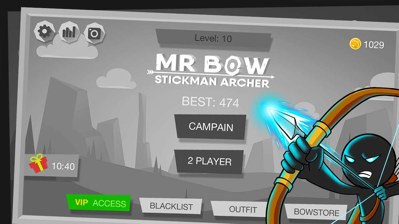 Mr Bow 5.0.4 APK MOD [Menu LMH, Huge Amount Of Money coins, free shopping, unlocked all]