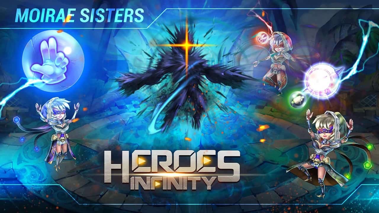 Heroes Infinity 1.37.30 APK MOD [Menu LMH, Lượng Tiền Rất Lớn, Full Đá Qúy, Vàng, Full Tướng, Premium]