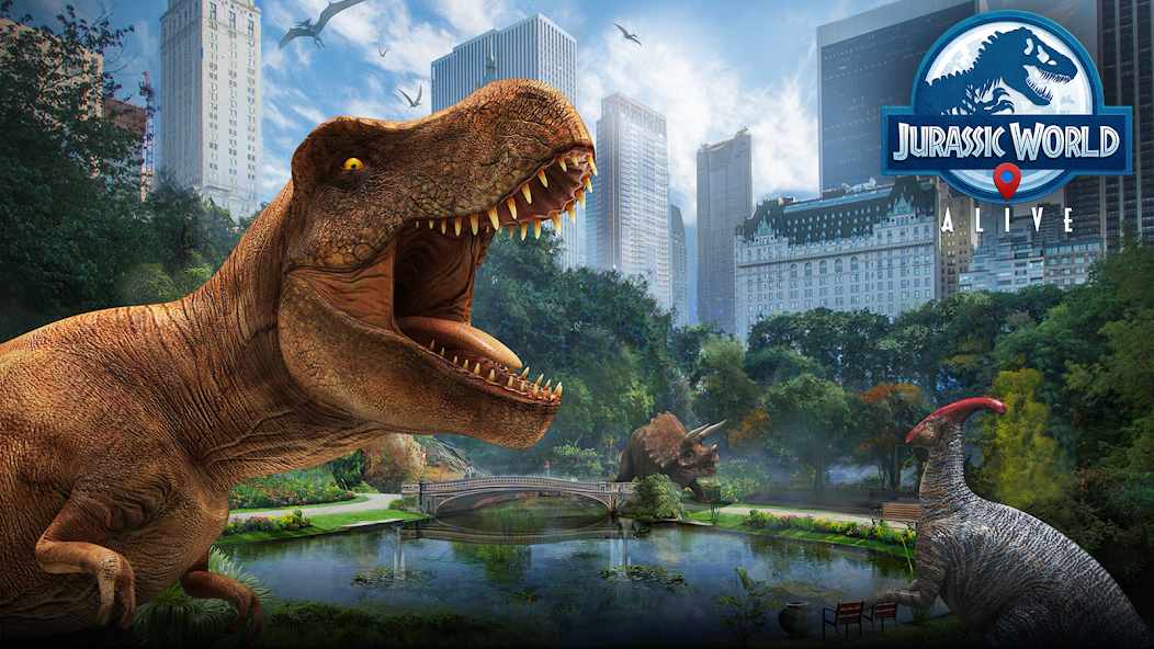 Jurassic World Alive 3.6.25 APK MOD [Menu LMH, Huge Amount Of Money, Free shopping]