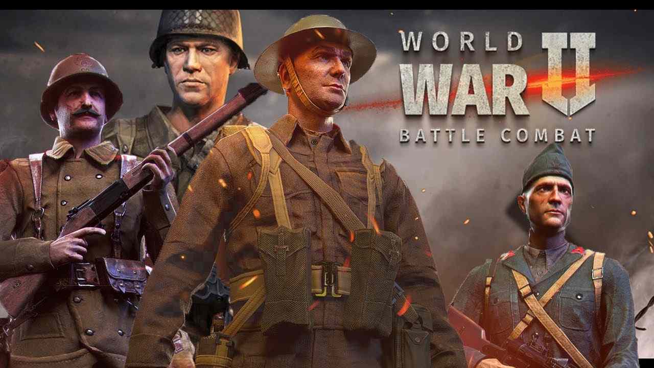 World War 2: Battle Combat 4.15 APK MOD [Menu LMH, Fov, Aim bot, No Shock, Bot Stun, Red Heart]