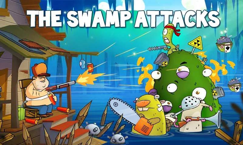 Swamp Attack 4.1.4.291 APK MOD [Huge Amount Of Coins]