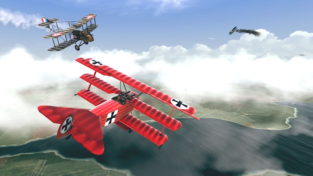 Warplanes: WW1 Sky Aces 1.5.2 APK MOD [Menu LMH, Lượng Tiền Rất Lớn, Tên Lửa, Full Vàng, Sở Hữu Máy Bay]