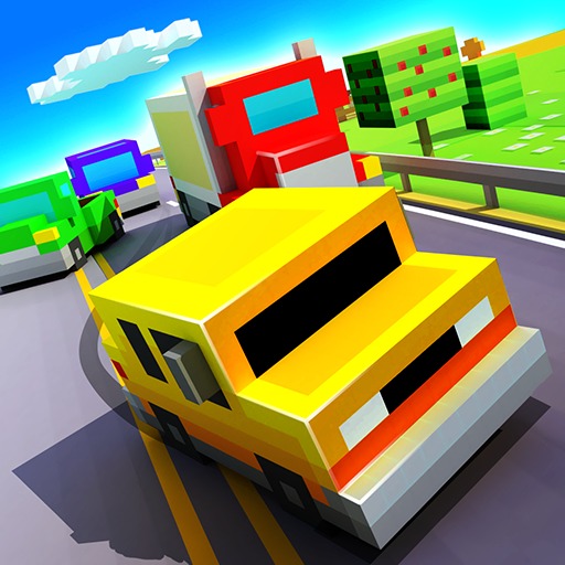 Blocky Highway: Traffic Racing 1.2.6 APK MOD [Lượng Tiền Rất Lớn]