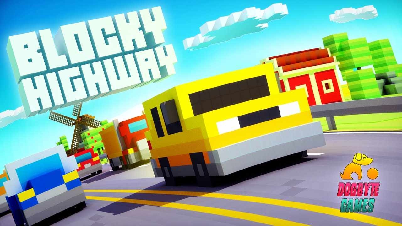 Blocky Highway: Traffic Racing 1.2.6 APK MOD [Lượng Tiền Rất Lớn]