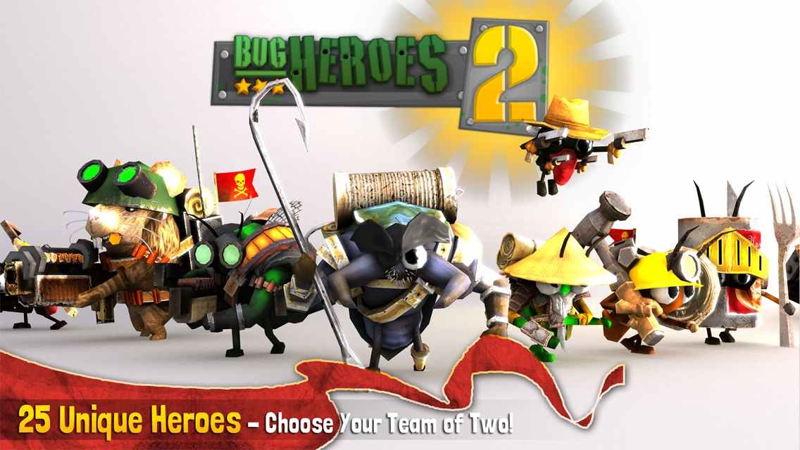 Bug Heroes 2: Premium 1.00.10.4 APK MOD [Menu LMH, Lượng Tiền Rất Lớn]