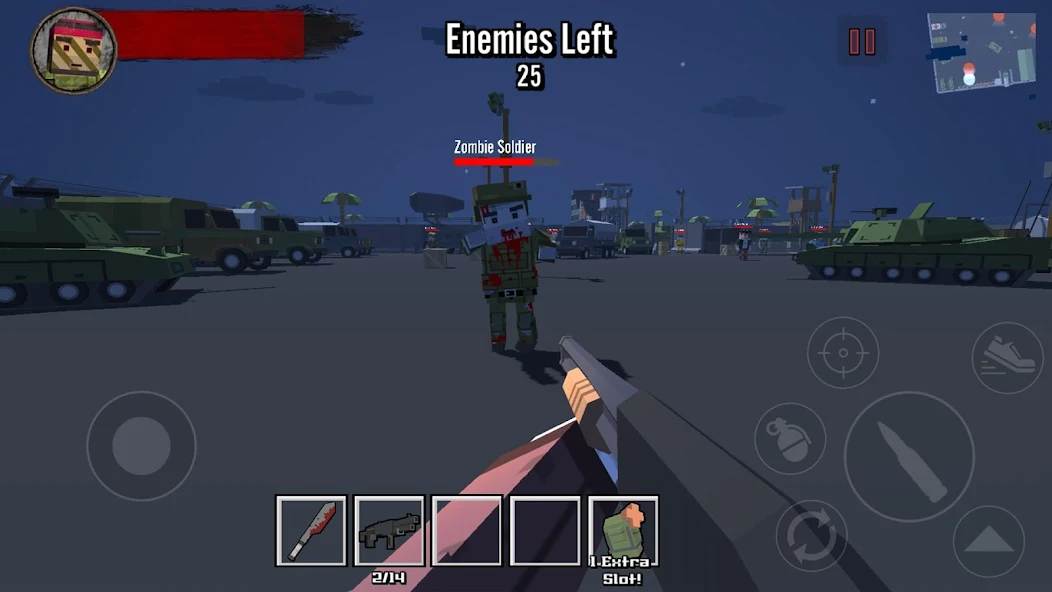 Download Blocky Zombie Survival 2 MOD