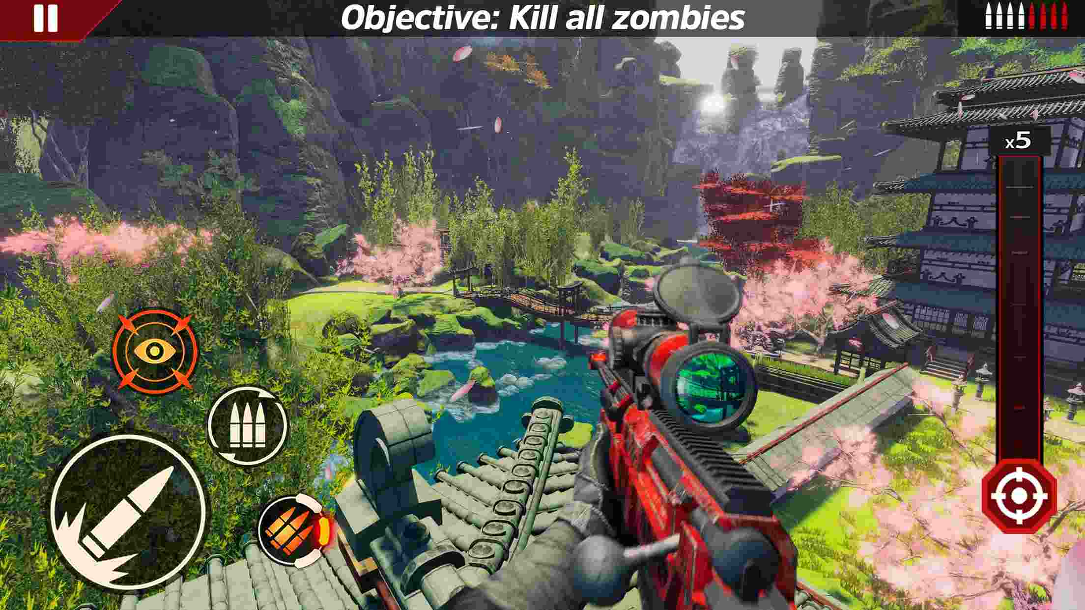 Game SNIPER ZOMBIE 3D MOD