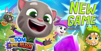 Talking Tom Time Rush MOD APK 1.3.5.18223 [Unlimited Full Money] image