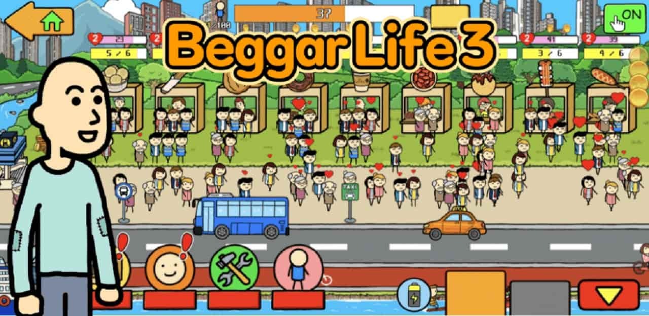 Beggar Life 3 Hack 1.5.5 APK MOD [Menu LMH, Lượng Tiền Rất Lớn]