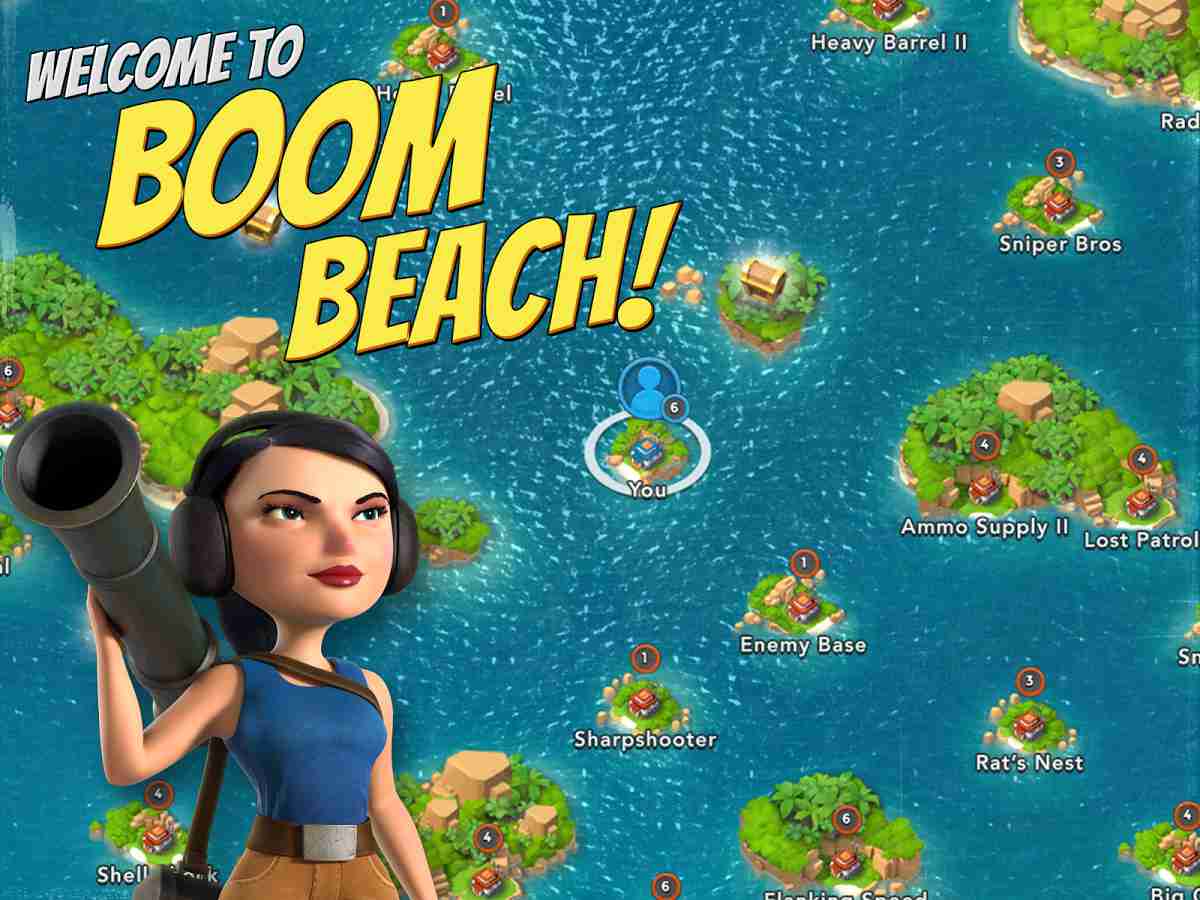 Boom Beach 51.119 APK MOD [Huge Amount Of Money, Diamonds, Private Server]
