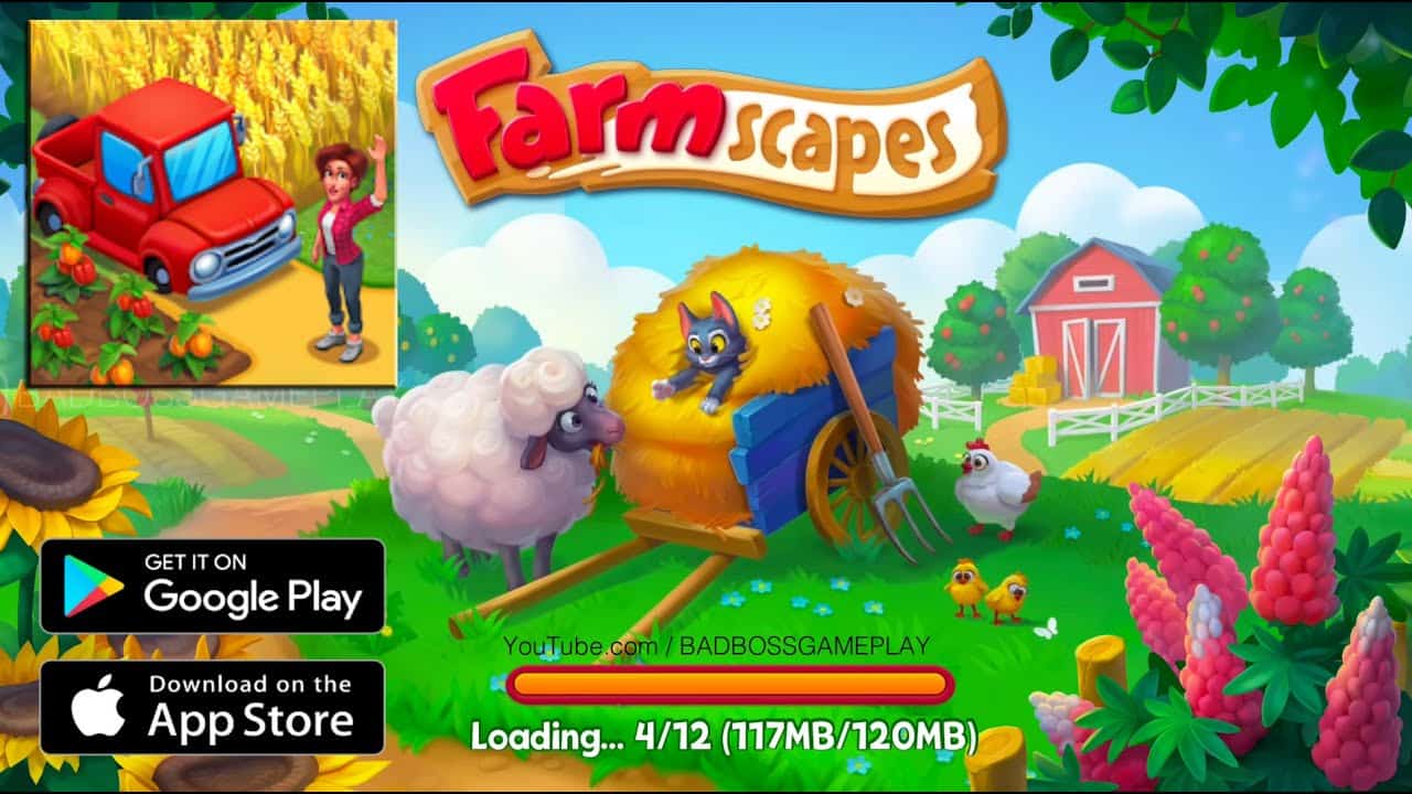 Farmscapes 2.5.2.0 APK MOD [Lượng Tiền Rất Lớn]