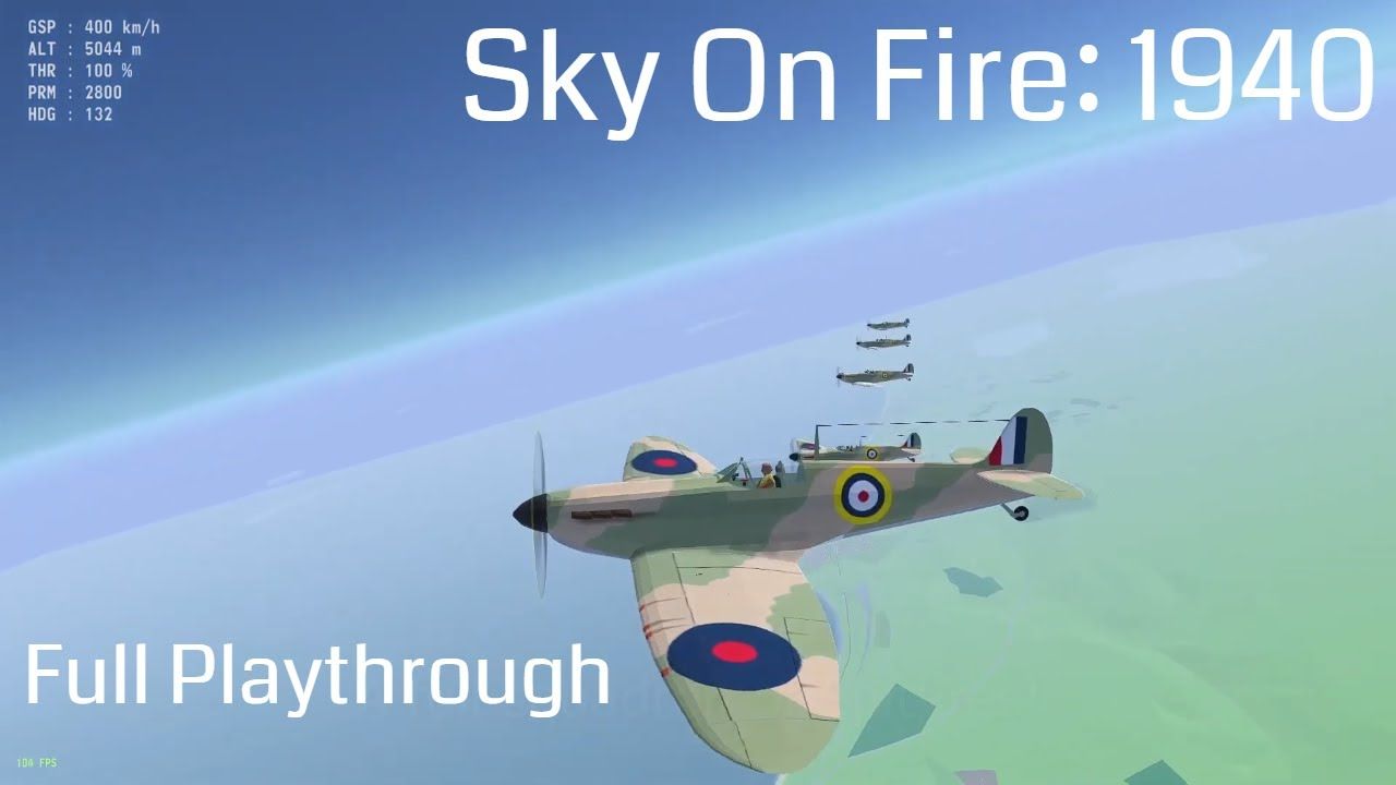 Sky On Fire: 1940 0.8 APK MOD [Menu LMH, Sở Hữu Các Mặt Hàng]