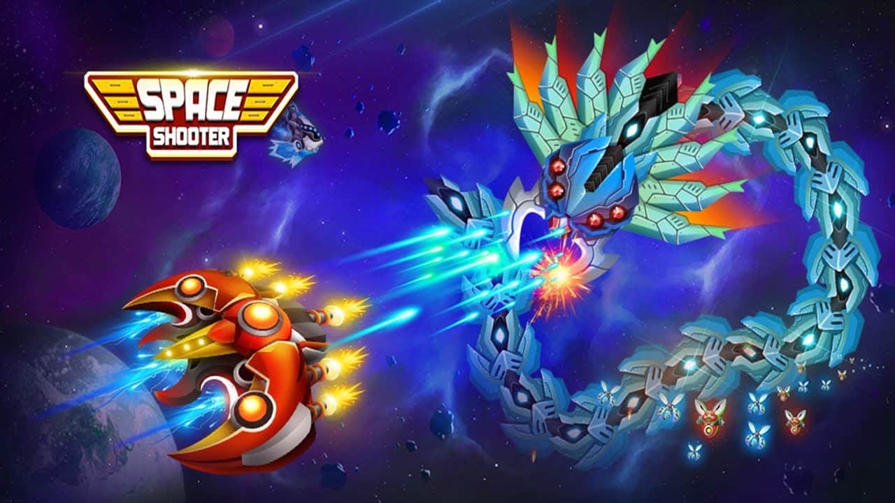 Space Shooter: Galaxy Attack 1.788 APK MOD [Menu LMH, Huge Amount Of Money and gems, free shopping, all ships unlocked, vip]