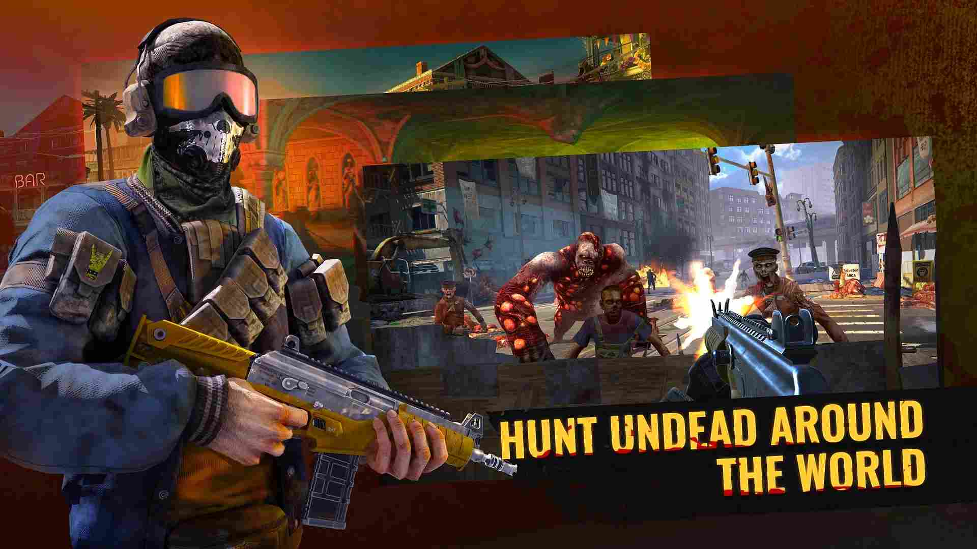 Undead Clash: Zombie Games 3D 1.11.0 APK MOD [Menu LMH, Bất Tử, One Hit]