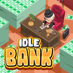 Idle Bank 1.8.0 APK MOD [Menu LMH, Huge Amount Of Money gems, free shopping]