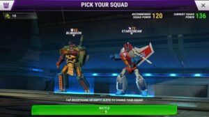 Transformers Earth Wars mod apk