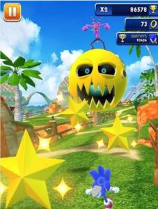 game Sonic Dash mod apk
