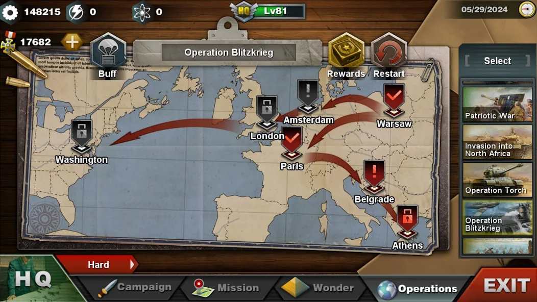 Cách chơi World Conqueror 3 trên PC bằng giả lập