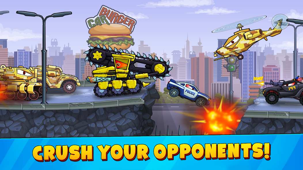 Cách đánh Boss và qua Hang Ngục Car Eats Car 3